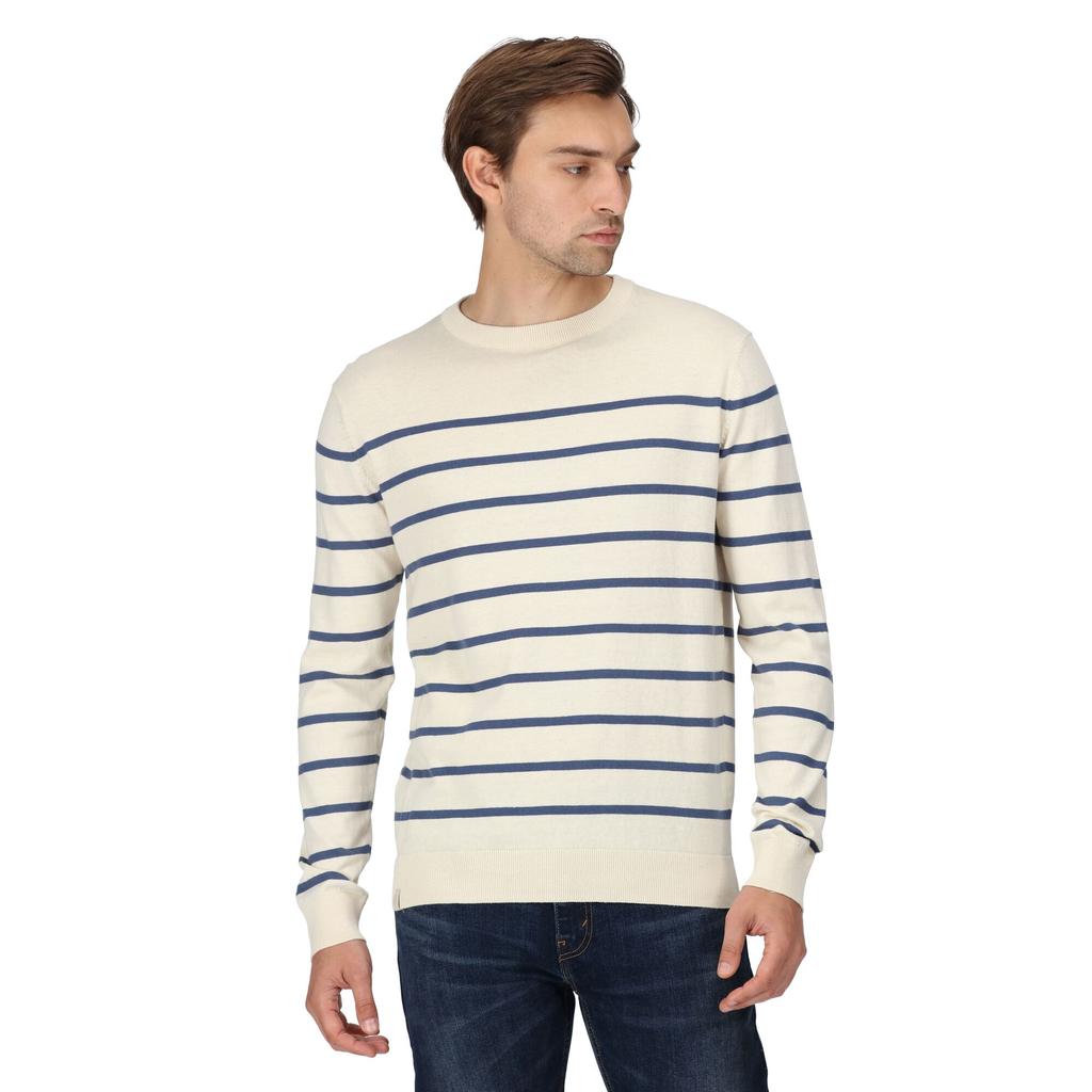 Regatta Mens Cautley Striped Knitted Jumper