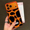 Custodia per Telefono Stampa Leopardo Nero Modello Litchi Per iPhone 17 16 15 14 13 12 11 Pro Max X XR XS Max 16 15 14 Plus Copertura Antiurto
