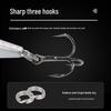 White Minnow Long Cast Lure with Suspension Beads for Night Freshwater Fishing