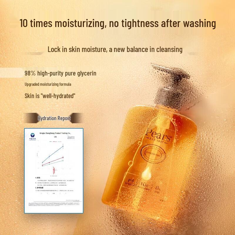 Pears Amber Orange Antibacterial Hand Wash, 250ml (3-Pack)