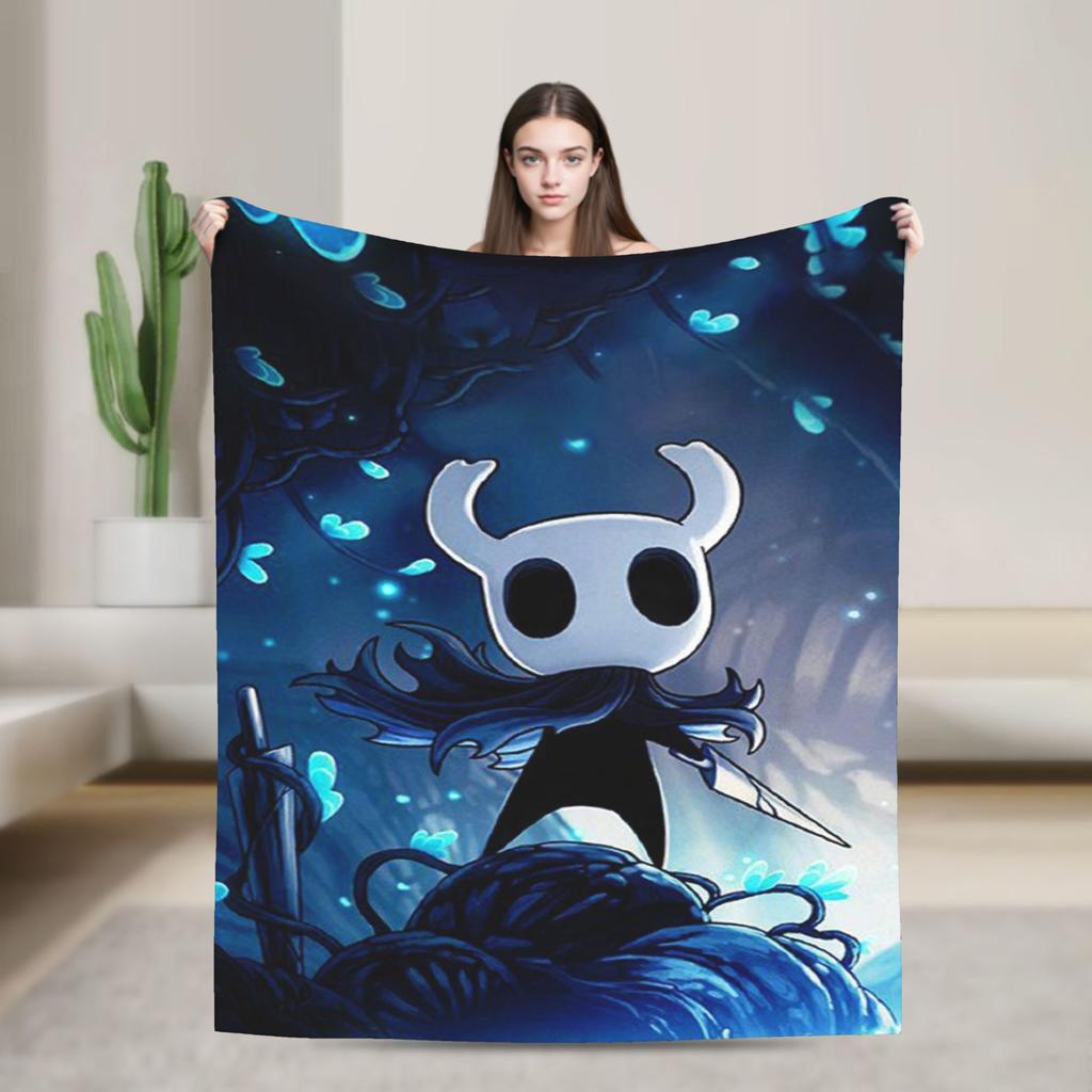 Hollow Knight Flísové Deky Akční Dobrodružství Úžasné Přehozy na Domácnost 125*100cm Kus Koberce