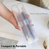 Portable Makeup Brush Holder Travel Case, Dustproof Organizer for Cosmetic Brushes, Nail Art Pens, Eyebrow Pencils Storage Box