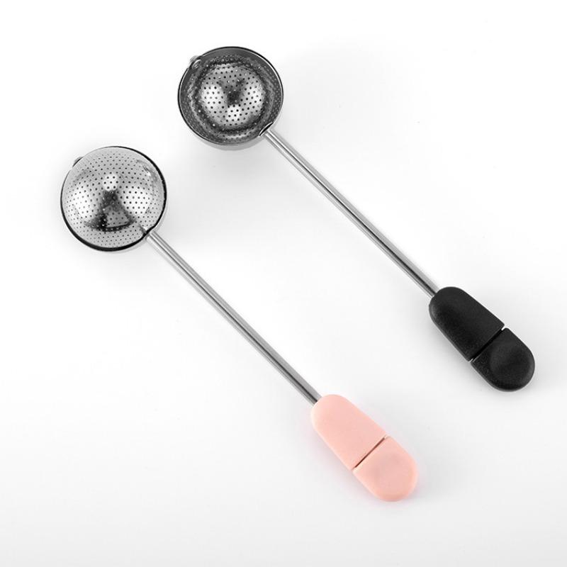 1/2 Stück Teesiebe Edelstahl Für Losen Feinen Maschen Wiederverwendbaren Blatt-Infuser Lebensmittelqualität Filter