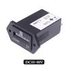 6 Digits 100-250V AC 10-80V DC Hour Meter,Complete Sealed Quartz Timer Counter SYS-1 1