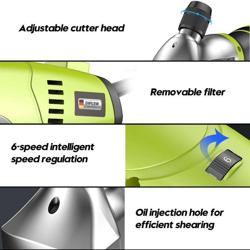 2000W 6 Speed Electric Wool Shears Goat Sheep Pet Hair Clipper Shaver Animal Trimmer Shearing Supplies Farm Cutting 220V