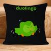 D-Duolingos Anime Pillow Case Removable Washable Cushion Cover – All-Season Soft Linen