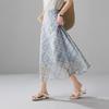SOFSIL 2026 Summer Chiffon Printed Fishtail Skirt
