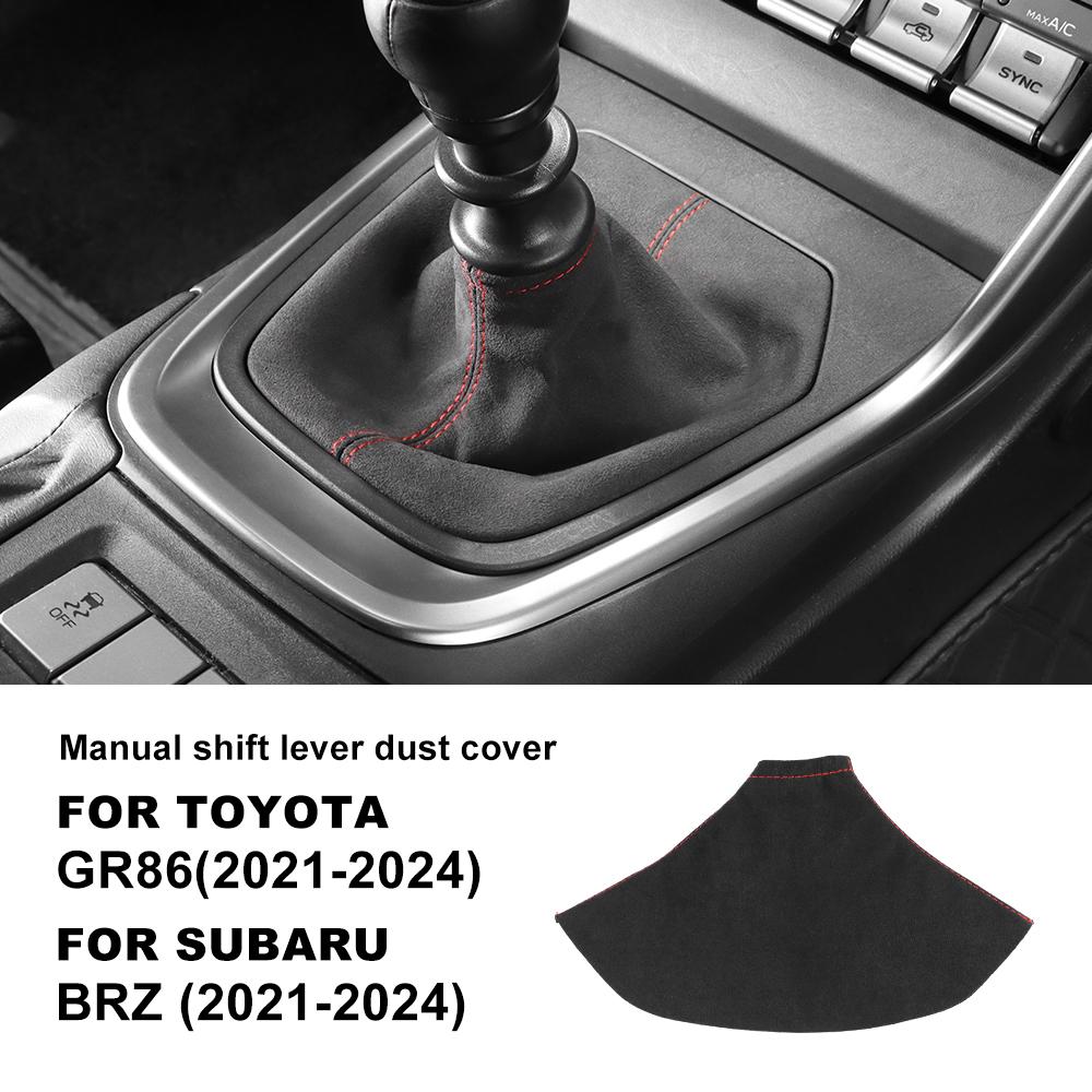 For Subaru BRZ ZD8 Toyota GR86 ZN8 2025 2025 2025 2025 Top Suede Car Manual Knob Gear Shift Boot RHD LHD Interior Accessories