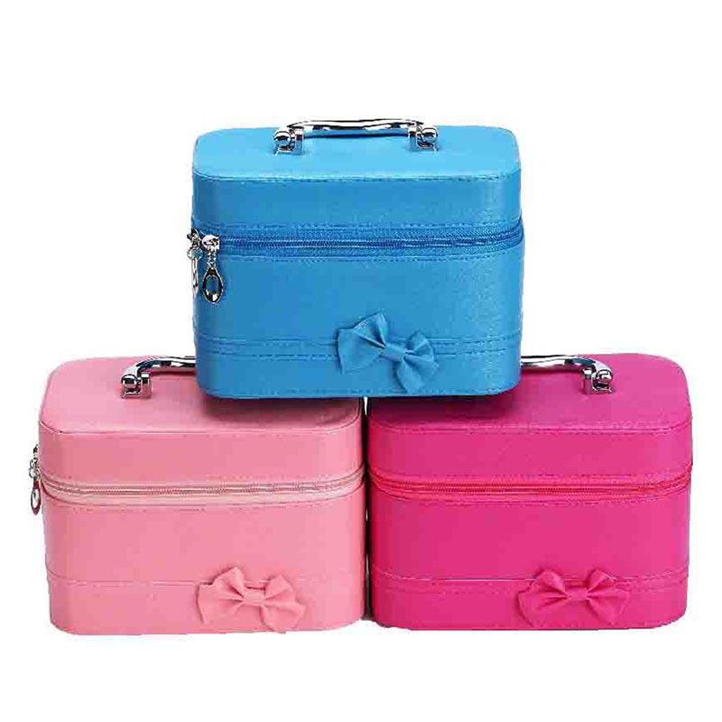 Large Capacity 2024 Summer Women's Cute Korean Makeup Bag - Multifunctional Storage Case