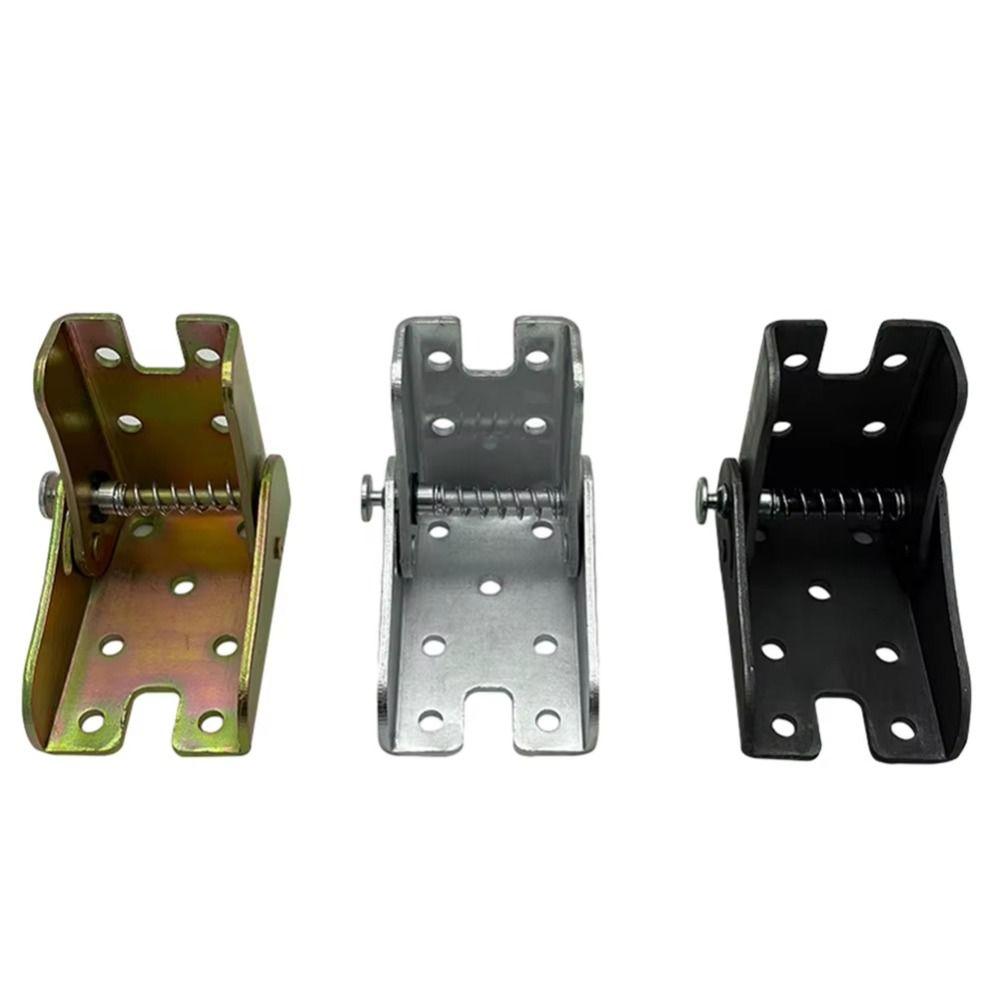 2Pcs 90 Degree Folding Self-Locking Hinge Corrosion Resistance Folding Table Legs Hinges  Sofa