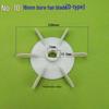 Plastic Cooling Fan Blade for 220V/380V Electric Motor and Booster Pump