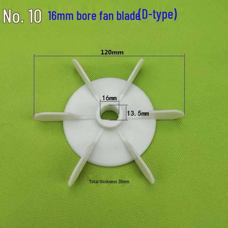 Plastic Cooling Fan Blade for 220V/380V Electric Motor and Booster Pump