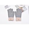Winter thermal gloves knitted thermal wool jacquard leather standard imitation cashmere gloves jacquard game gloves