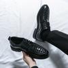 Men Wedding Shoes Lace Up Black Leather Business Men Business Dress Casual Youth British Style Spring Autumn New Arrivals Shoes