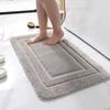 Mikrofaserteppich, mit rutschfester Gummisohle, schnell saugfähig, maschinenwaschbarer Teppich, für Badezimmer Wohnzimmer