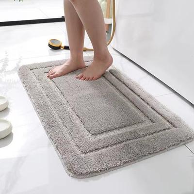 Mikrofaserteppich, mit rutschfester Gummisohle, schnell saugfähig, maschinenwaschbarer Teppich, für Badezimmer Wohnzimmer