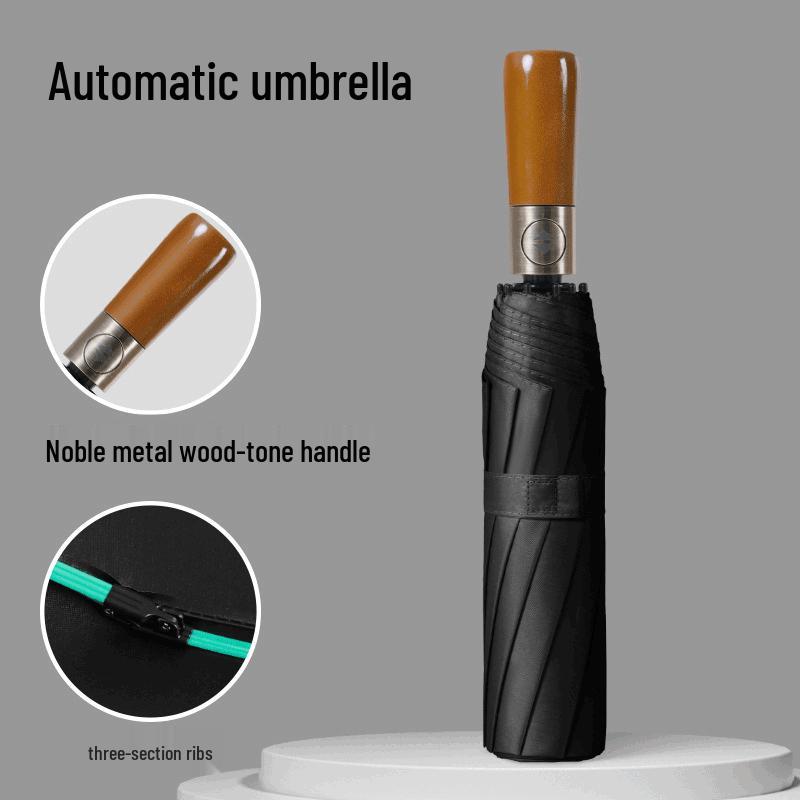 Lu Feng Lai Automatic Windproof Business Umbrella