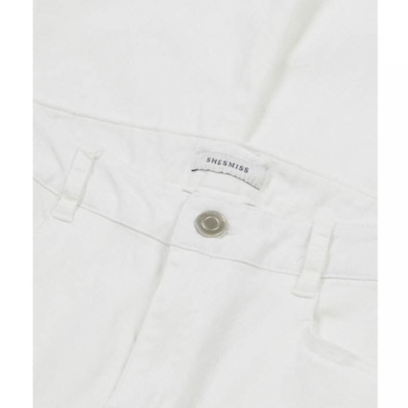  Pantaloni slim fit din bumbac, cu croială cu franjuri, She's miss, preț 138.000 woni 