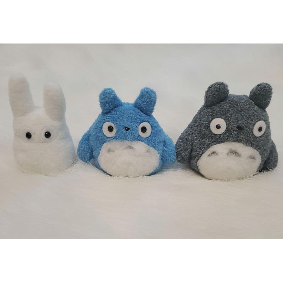 Studio Ghibli My Neighbor Totoro fluffy beanbags set of 3