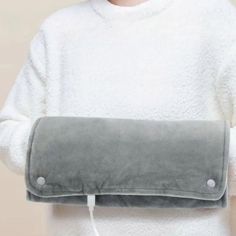 Furry Hand Warmer For Women And Kids Electric Heating Pad Throw Pillow Cushion Thicken Hand Muffs Plush