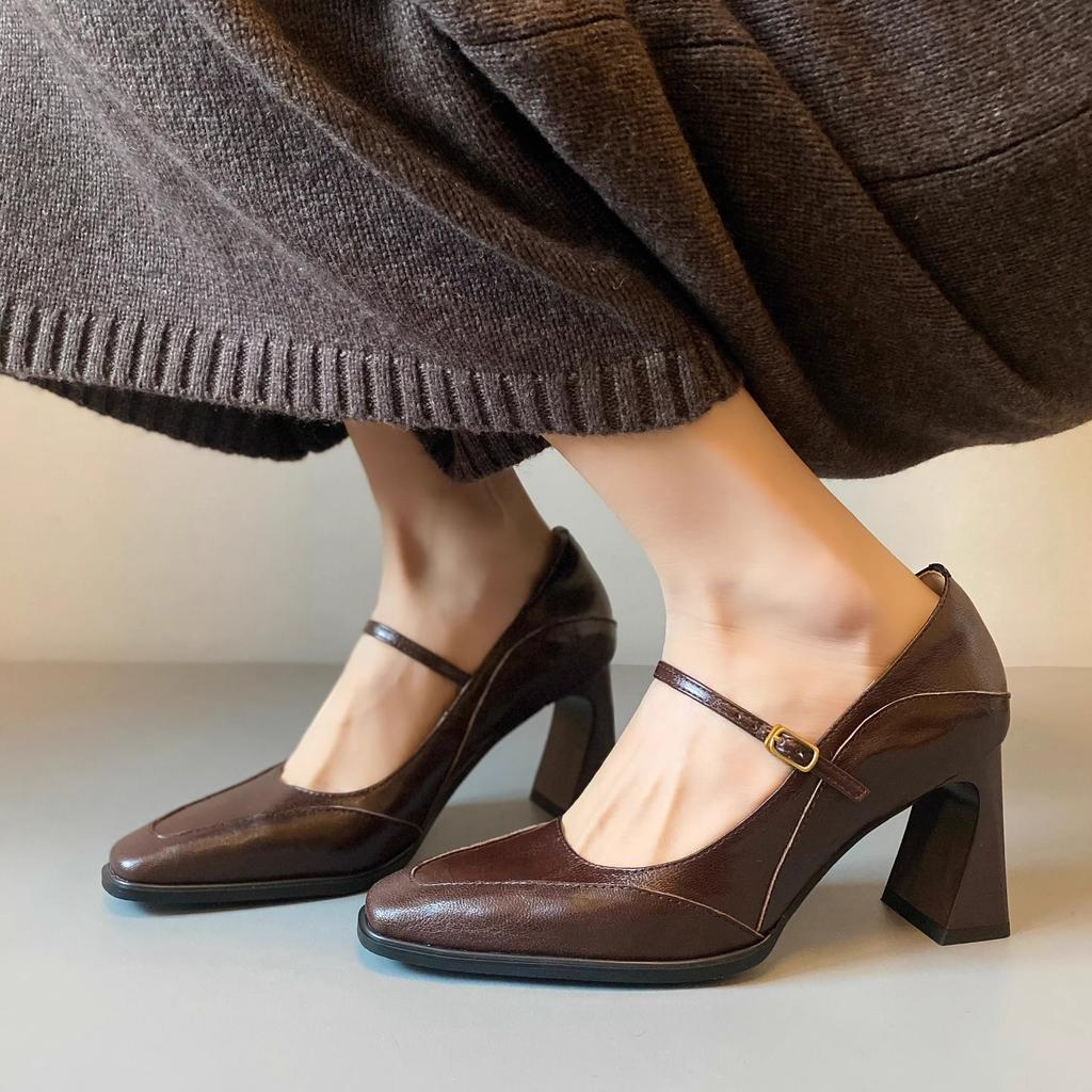 Women's 7cm High Heels, Single Shoes, Minimalist High Heels