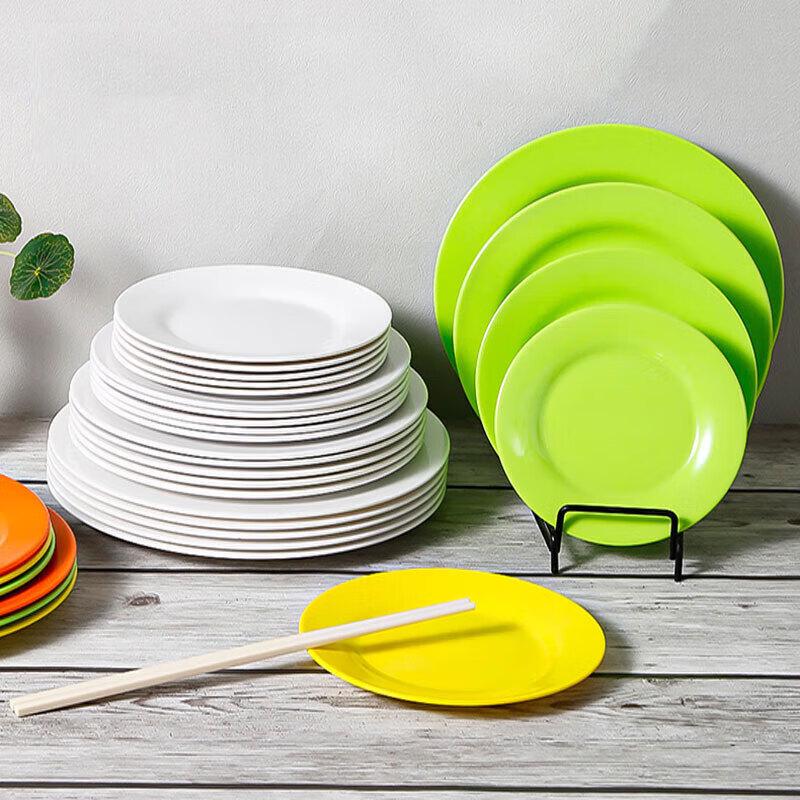 Xiyao Melamine Round Flat Plates
