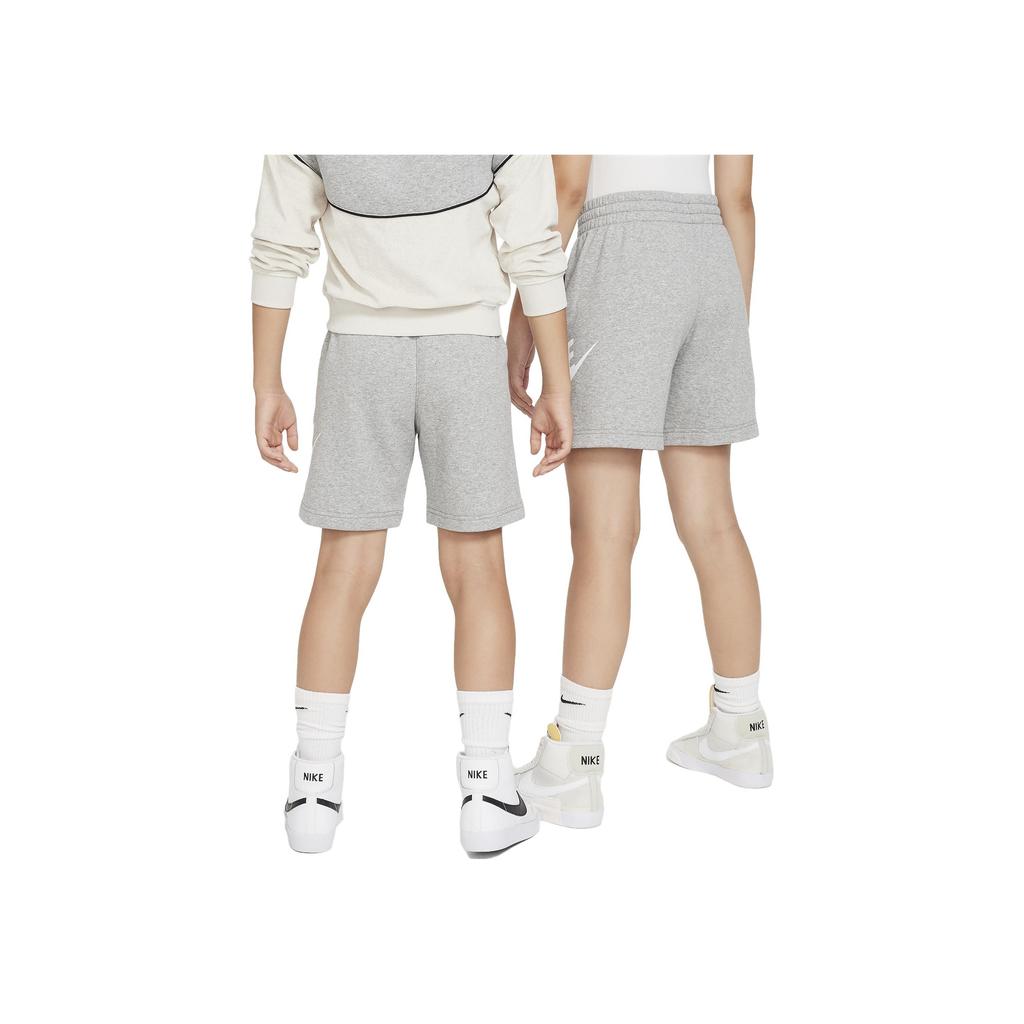 Nike Sportswear Club Fleece Logo Print Straight Leg Shorts Kids shorts Gray FD2997-063