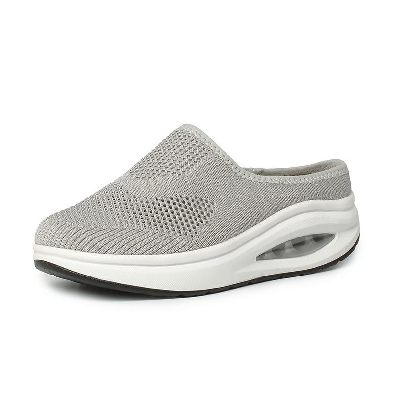Thick-soled Slippers Women's Summer Wear Comfortable Hollow Air Cushion Soft-soled Rocking Shoes Women's One-pedal Bag Head Casual Shoes