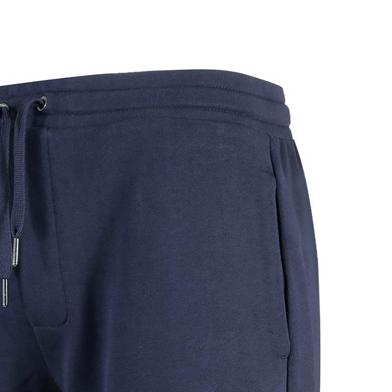 Armani Exchange SS24 Logo Eagle Embroidered Cuffed Knit Joggers Men Joggers Navy-Blue 3DZPHQ-ZJ9KZ-15CX