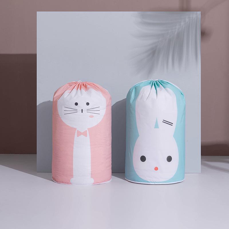 Fashion Household Large Capacity Storage Bag Clothes Toy Packaging Bag Quilt Clothing Pillow Bag