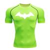 Men's Quick-Dry Sport T-Shirt Breathable Sweat-Wicking Elastic Tight-Fit for Running Breathable Quick-Drying High Elasticity Gym Moisture-Wicking