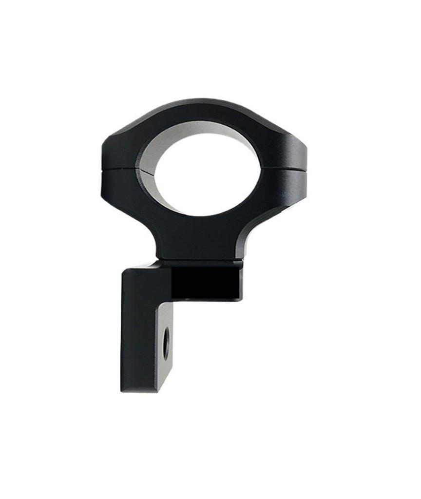 FANJI Motorcycle LED Headlight Bracket Mount Clamp 22mm 25mm Fork Tube Motorcycle Fog Lamp Bracket for BMW Honda Suzuki (Black)