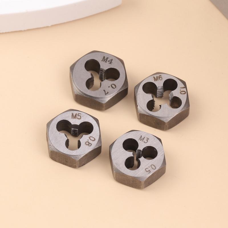 Metrický závit Šestihranná závitnice Šestihranné závitnice Šroub Šestihranné závitnice M3*0.5 M4*0.7 M5*0.8 M6*1.0 Ruční závitnice