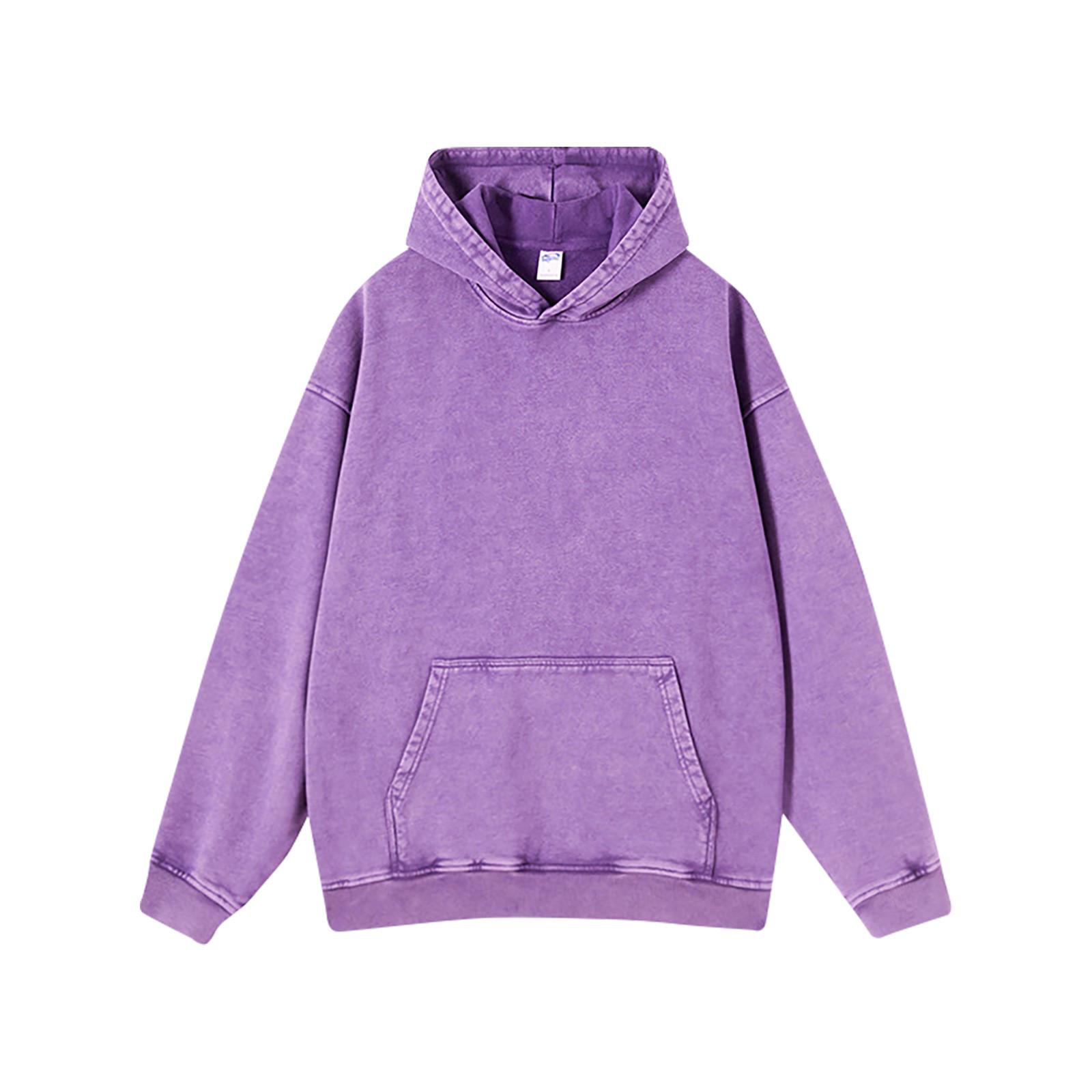 

Спортивный костюм с капюшоном, унисекс, одежда для бега, пуловер с длинными рукавами, толстовка с капюшоном XL фиолетовый