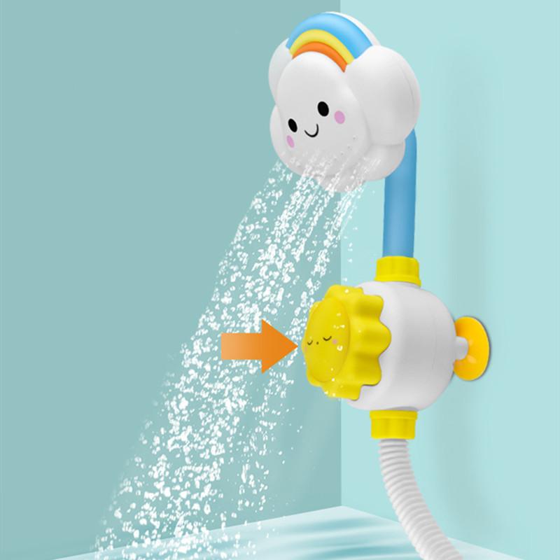 New Bath Toys for Baby Water Game Clouds Model Faucet Shower Water Spray Toy For Children Squirting Sprinkler Bathroom Kids Gift