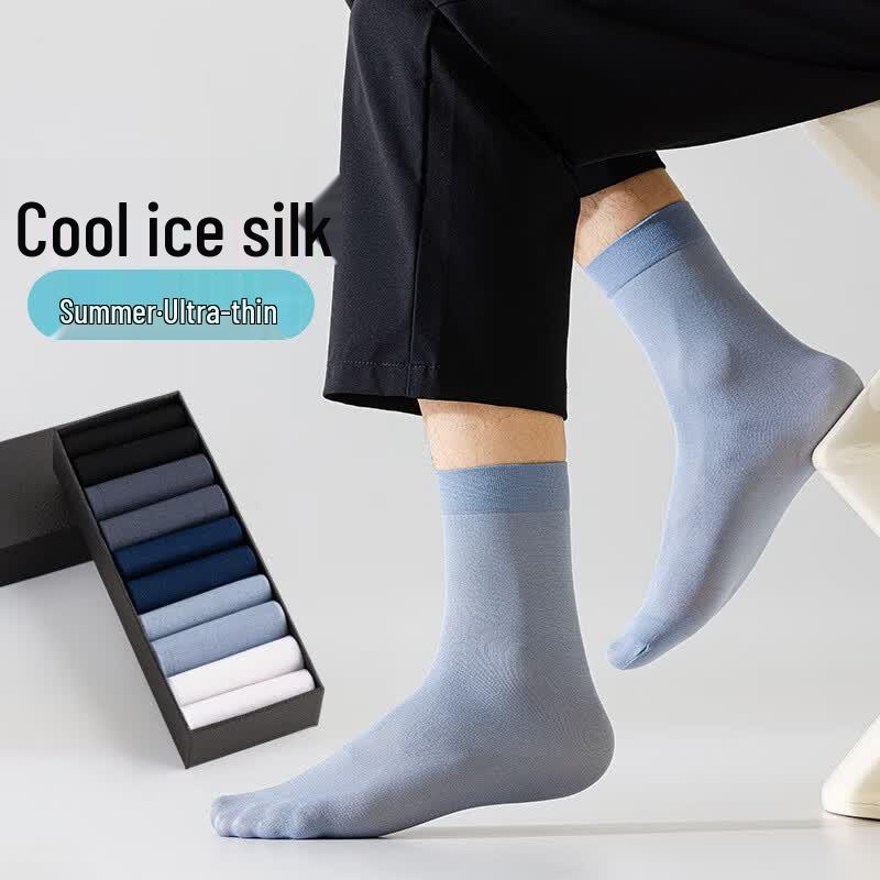 Men's Thin Black Socks (20-Pair Pack)