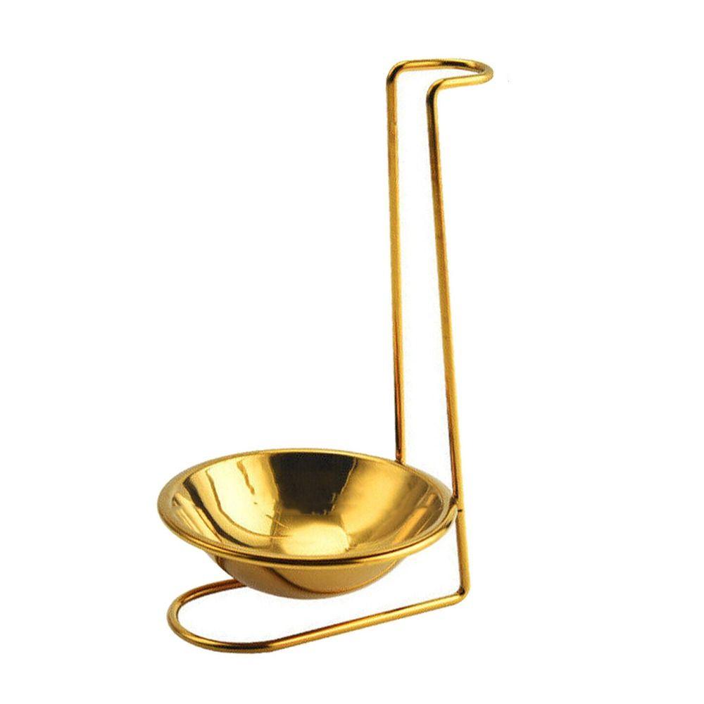 Practical Kitchen Accessories Vertical Soup Spoon Rest Stand Spoon Utensil Rack Single/Double Ladle Tableware Storage Shelf