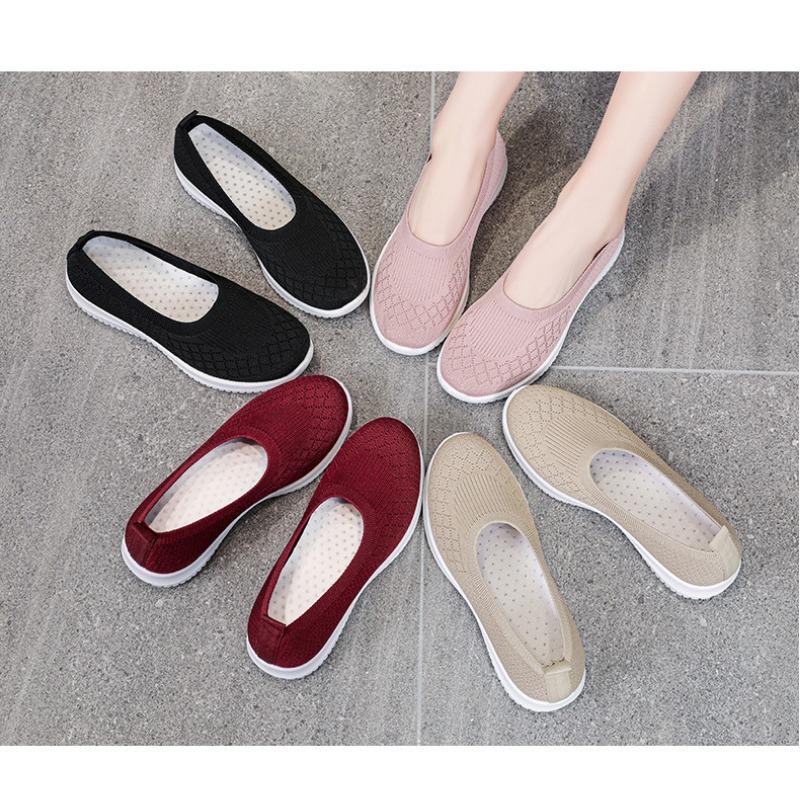 Soft Sole Comfortable Elderly Casual Sneakers  Plus Size Women's Shoes