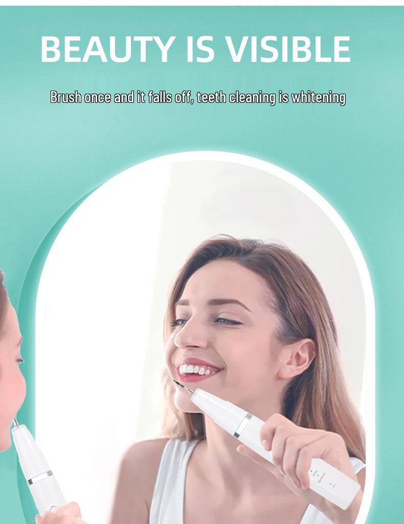 Ultrasonic Tartar Remover & Teeth Whitening Tool for Home Dental Care