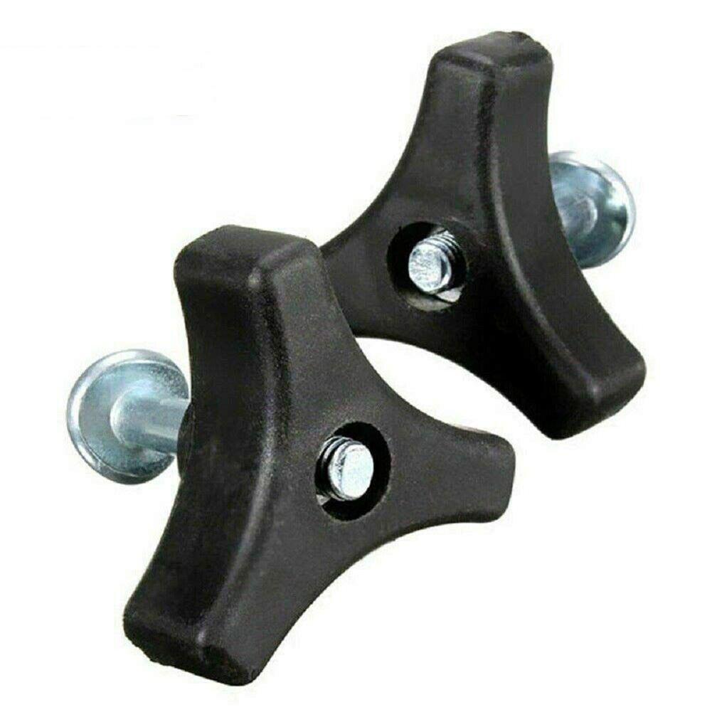 2pcs Handle Bar Wheel Knob Bolt For Honda Lawn Mower Garden Power Tools Replacement Triangle Handle Knob Nut Screw Bolt Parts