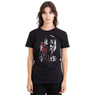Daredevil Womens/Ladies Born Again Kingpin Faces T-Shirt