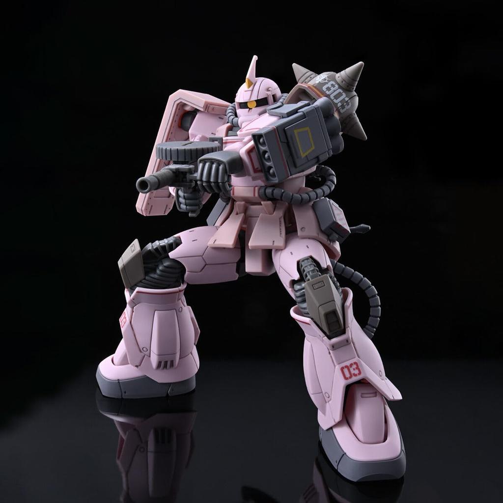 HG Zaku Desert Type Pink Panther Corps Plastic Model 1/144 Color-Coded