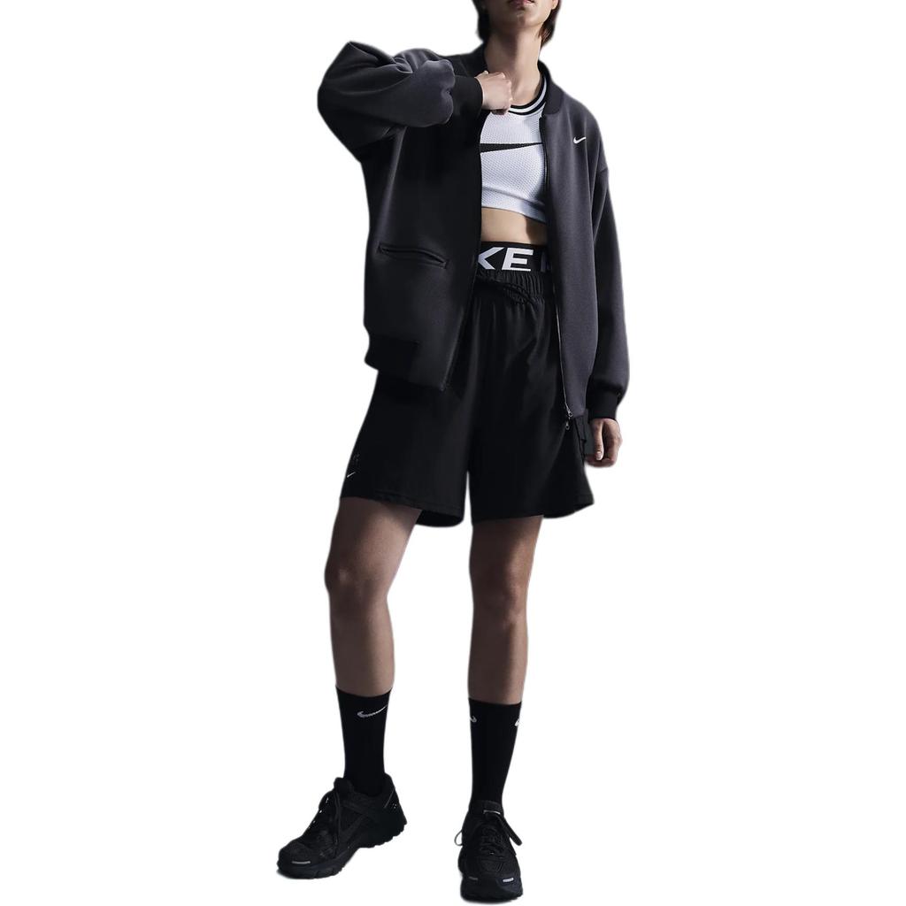 Nike Omkeerbare Basketbaljas Met Geborduurd Logo Unisex Jas Zwart FV3164-010