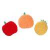 Mofu Plush Toy with Fruit (Orange) [Safe for Cats] Catnip Plush Toy, Stress Relief, Exercise Relief for Indoor Cats, Solitary Play, Body Pillow, Food