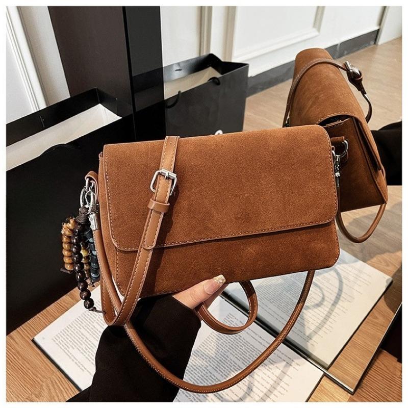 Fashionable Retro Bag, Crossbody Bag, Versatile Shoulder Bag, Small Square Bag for Underarm Commuting