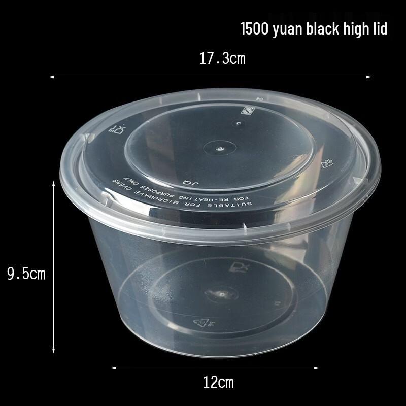 Transparent Disposable Plastic Takeout Containers