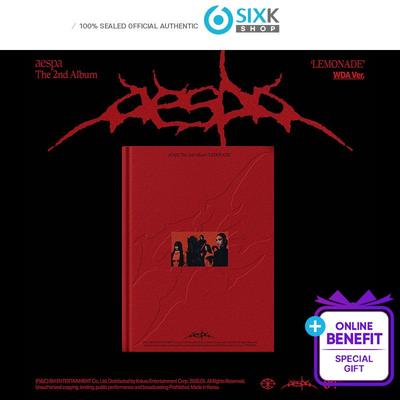 [Pre-order] Aespa - 2nd Album [LEMONADE] WDA Ver. (Online Benefit)