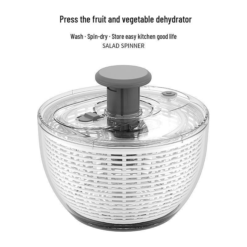 

Многофункциональная центрифуга с прессовым механизмом и контейнер для хранения фруктов и овощей, идеально подходит для фитнес-блюд и салатов