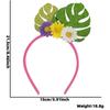 Children Party Headband Photo Prop Headpiece Flamingo Leaf Flower Design Lightweight Durable Flexible Material Suitable for Kids