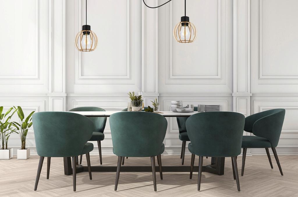 MODERN WOODEN LED CEILING HANGING LAMP